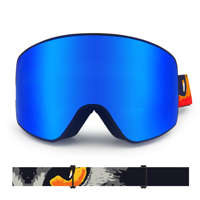 Dospělé lyžařské brýle s flexibilním rámem odolné proti ultrafialovému záření